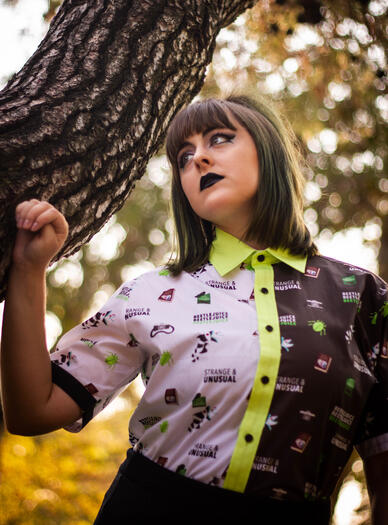 Beetlejuice Buttonup