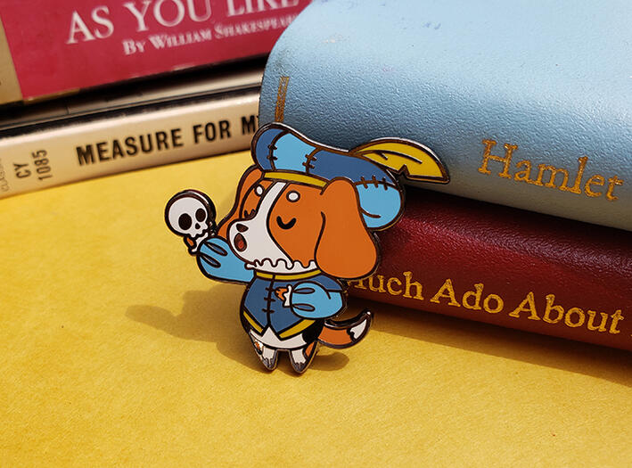 Acting Pup Enamel Pin