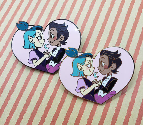 Luz x Amity Enamel Pin