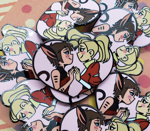 Catra x Adora Enamel Pin