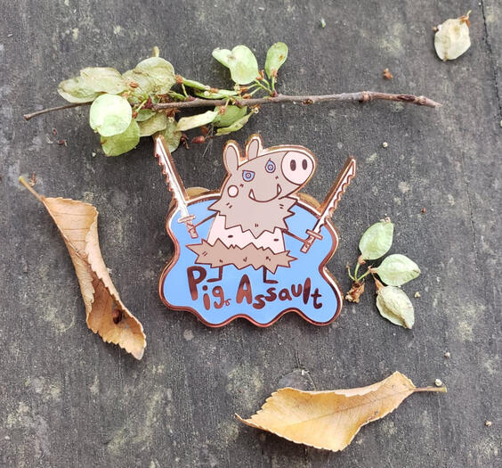 Peppa Pig Inosuke Enamel Pin