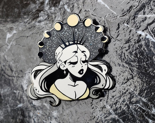 Celestial Guardian Enamel Pin